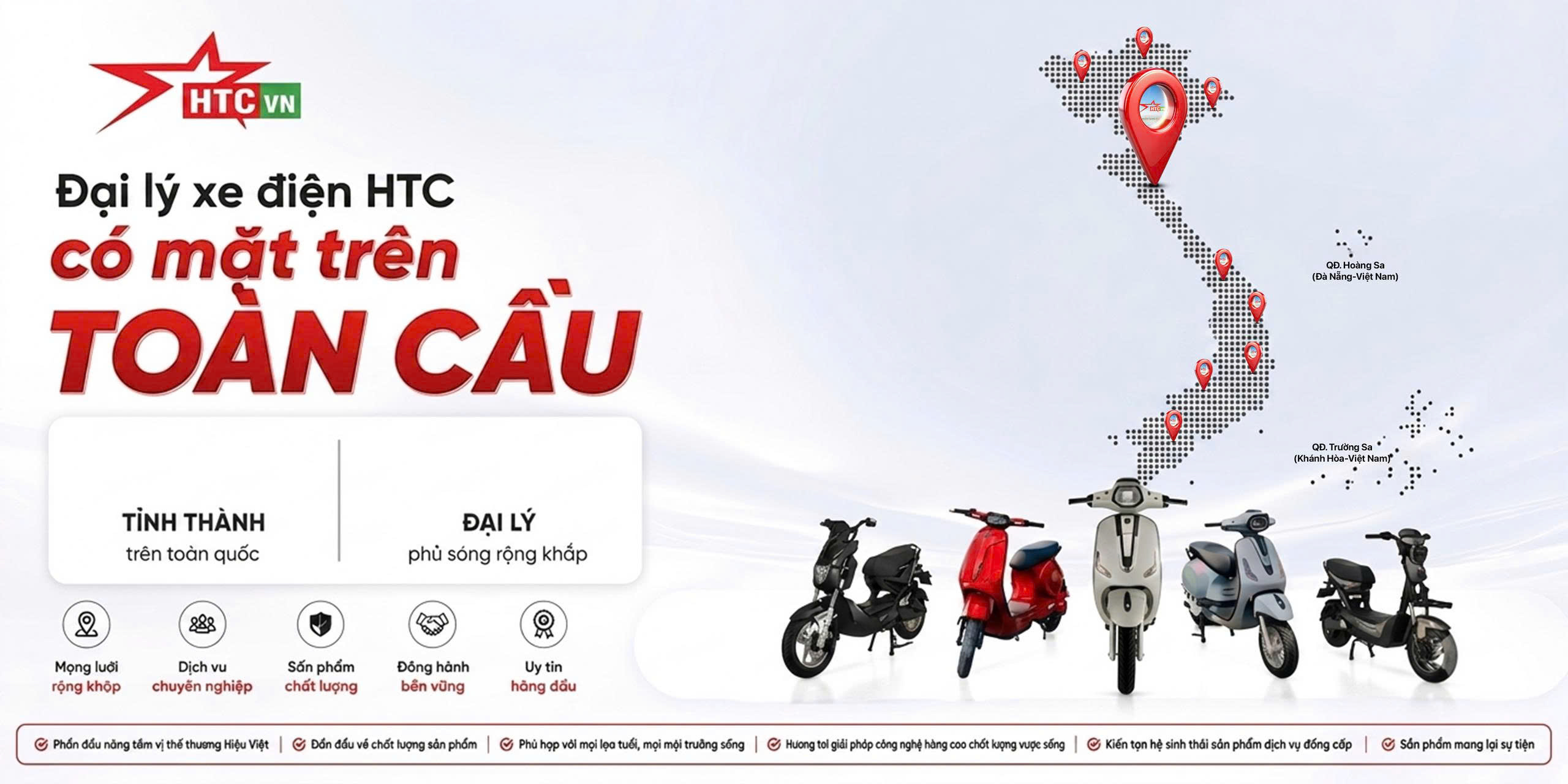 hệ thống cửa hàng đại lý htc
