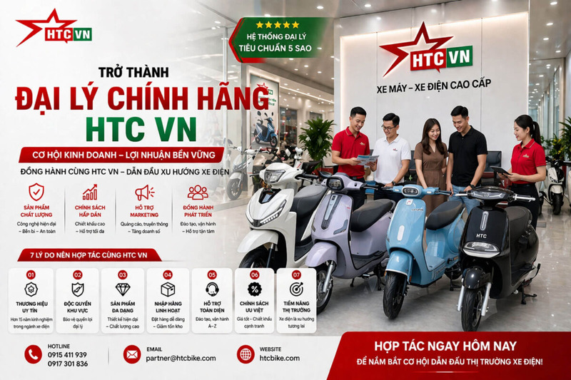 xe điện htc chính hãng