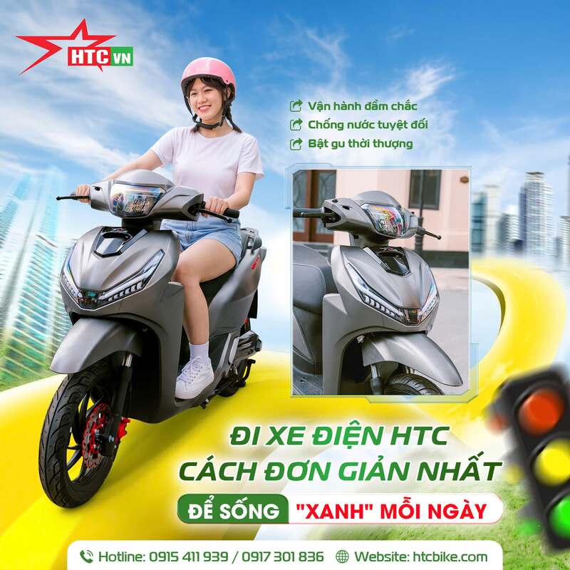 xe 50cc cho học sinh htc