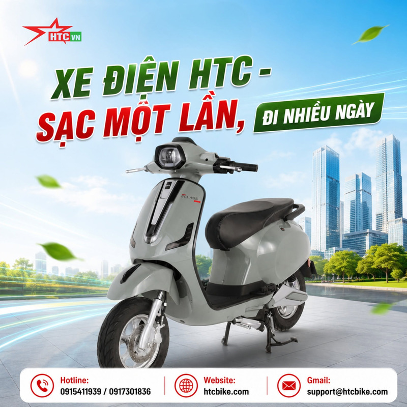 xe htc cho học sinh