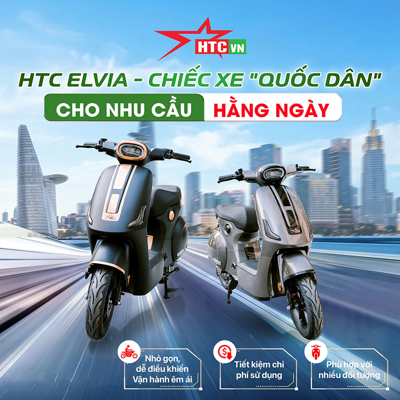 thông số chi tiết của xe máy điện elvia