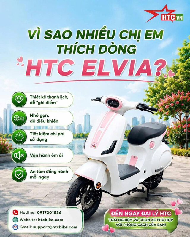 xe máy điện elvia