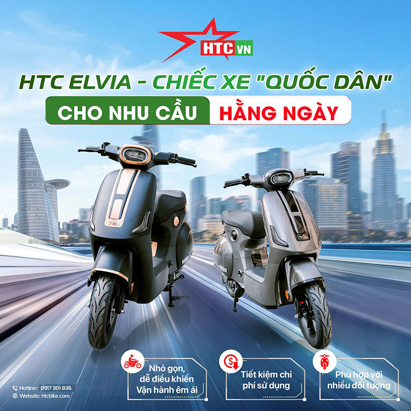 xe máy điện elvia