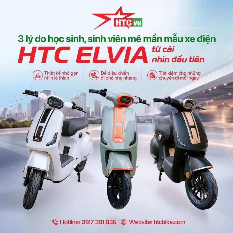 xe máy điện elvia