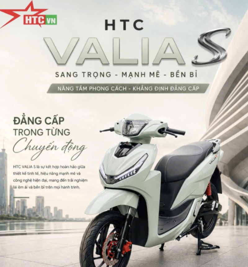 xe máy điện htc valia s