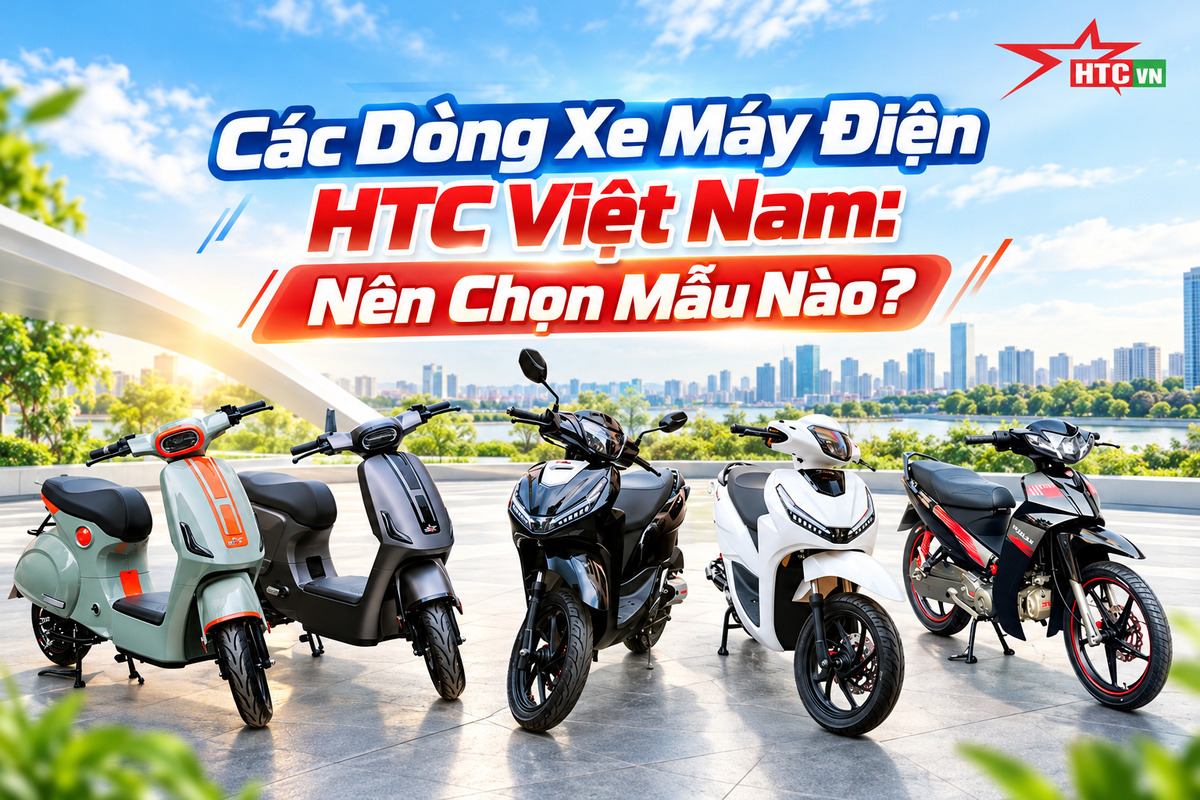 Các Dòng Xe Máy Điện HTC Việt Nam: Nên Chọn Mẫu Nào?
